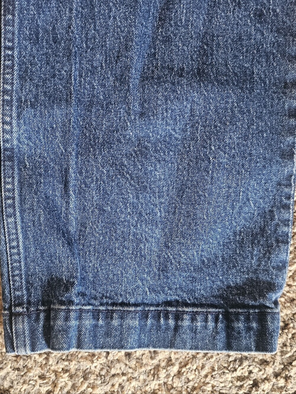 ABERCROMBIE & FITCH The 90s Relaxed High Rise Trouser Jean 31/12 long Dark Wash - Picture 3 of 9